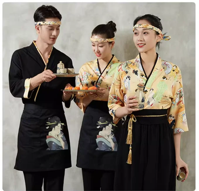 Sushi Restaurant Workwear, Japanese Izakaya Cuisine Chef Outfit