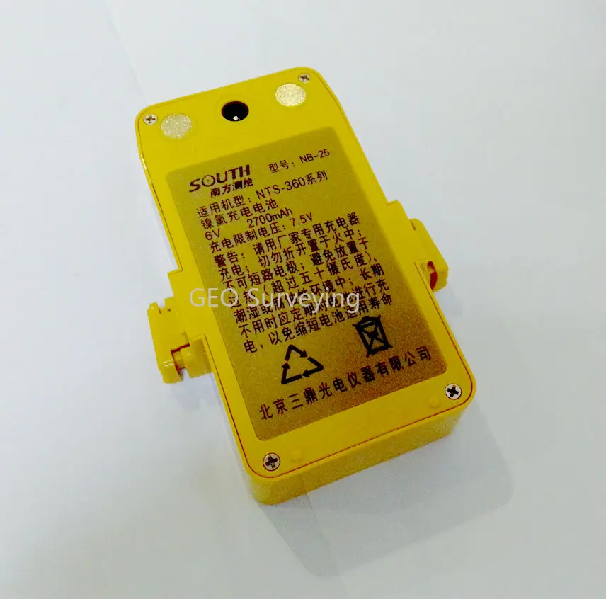 NB-25 Battery for South NTS-360 NTS-360R NTS-365R Total Station 6V 2700mah NIMH Battery