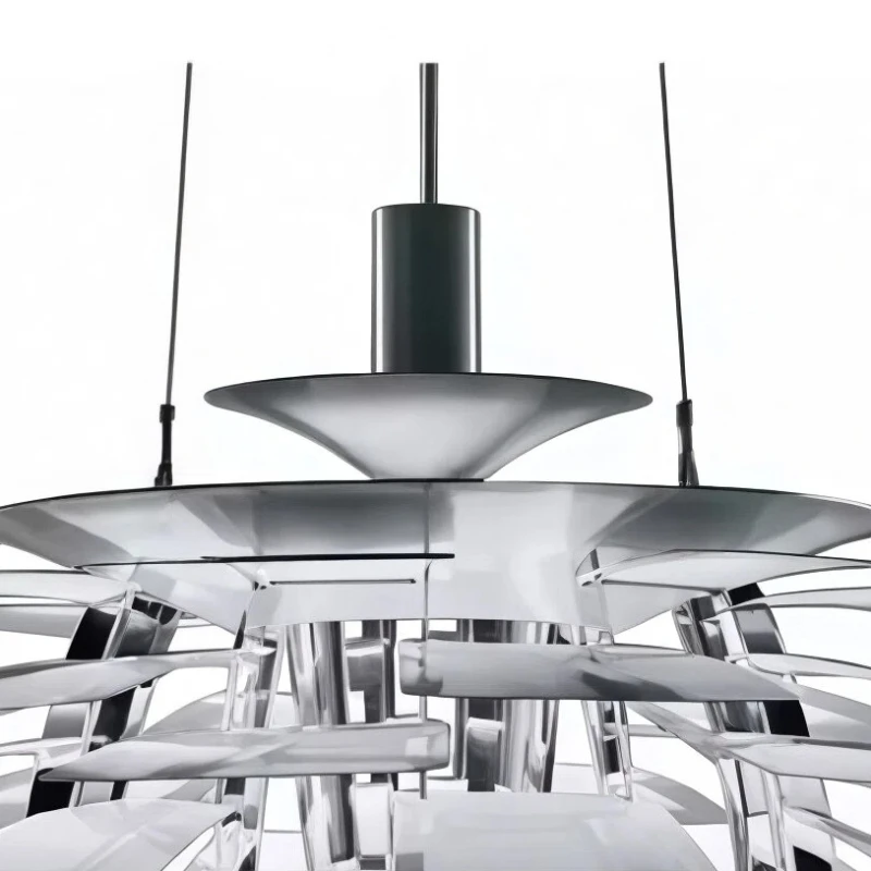 Nordic Luxury Restaurant  Aluminum LED Pendant Light for Exhibition Counter Chandelier Home Decoration Hanging Lamps Fixture