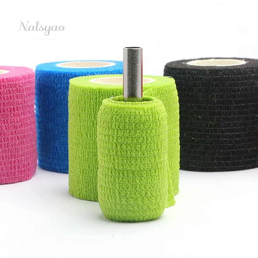 Disposable Self-Adhesive Elastic Tattoo Grip Cover Bandage Wrap Tape for Permanent Makeup Supplies
