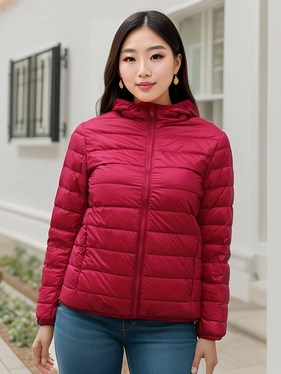 ZIAI New Women's Jacket Autumn Winter Warm Short quilted comfortable thin section cotton casual style slim Coat Women ZM-DM27