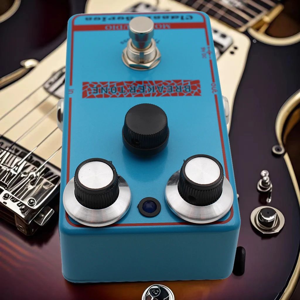 Mosky Breaker Tone Classic Blues Drive Pedal de efecto de guitarra True Bypass, Pedal de guitarra Overdrive de baja ganancia