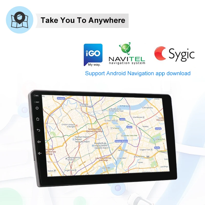 Factory Offer Android Car Player T100 Touch Screen 5GBT WIFI Mirror Link Car Radio 2 DIN 1280*720 Car Stereo