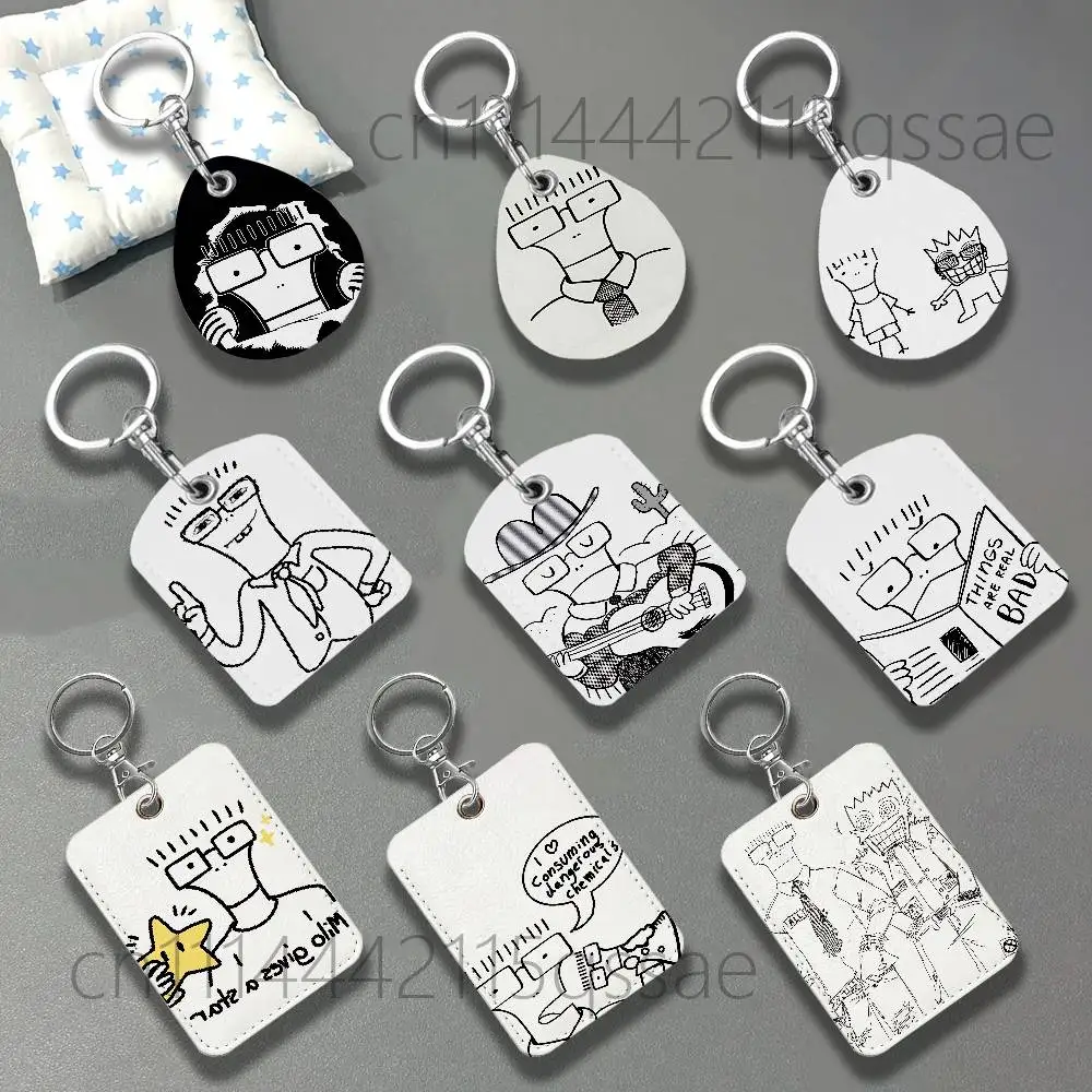 D-Descendants Milo Go To College Magnetic keychain case For Apple Airtags, also suitable for Pandora Tag dog tracker devices