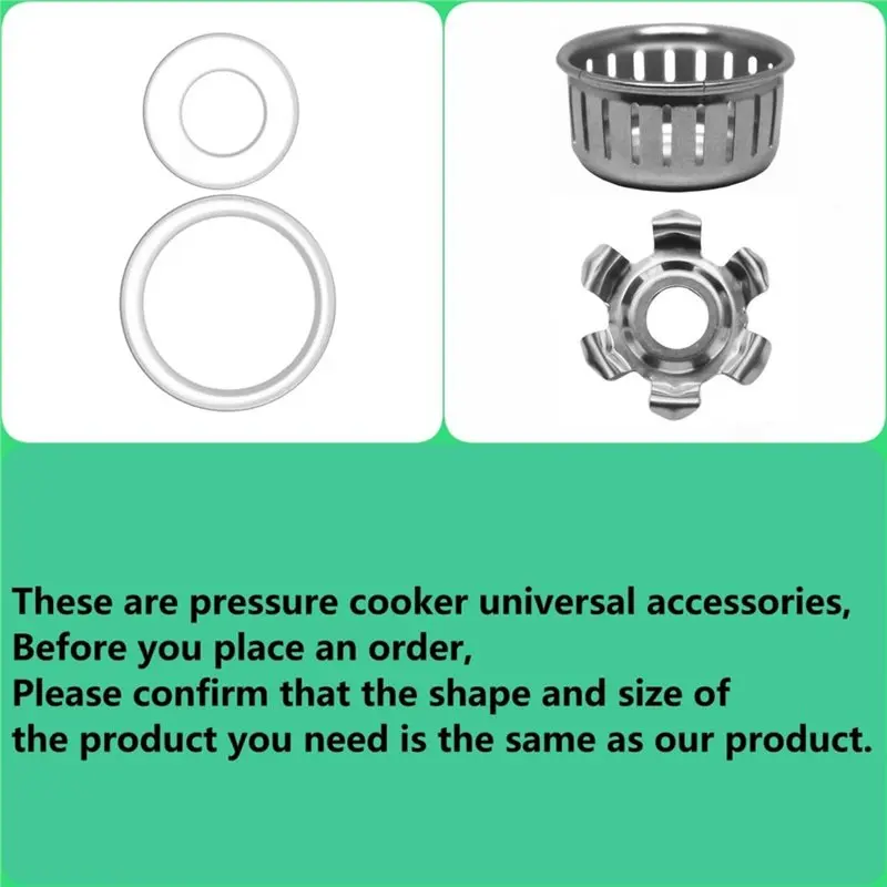 M02K-Steam Release Handle, Sealing Ring, Float Valve, Anti-Block Shield Replacement Parts For Instant Pot LUX80 8QT