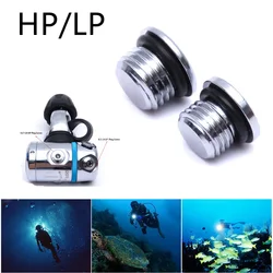 Enchufe de puerto de buceo LP/HP, tornillo regulador de buceo para deportes acuáticos, reemplazo de regulador de buceo, accesorios para exteriores