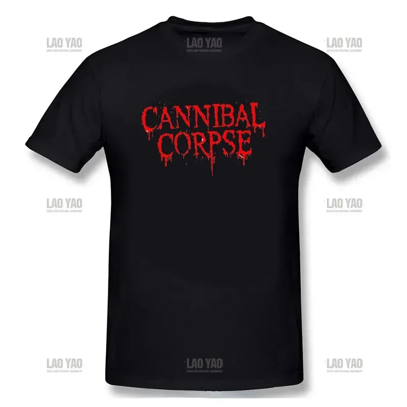 Brutal Death Metal Cannibal Corpse T-shirt TOPS Band Name Logo Print Fashion Tee