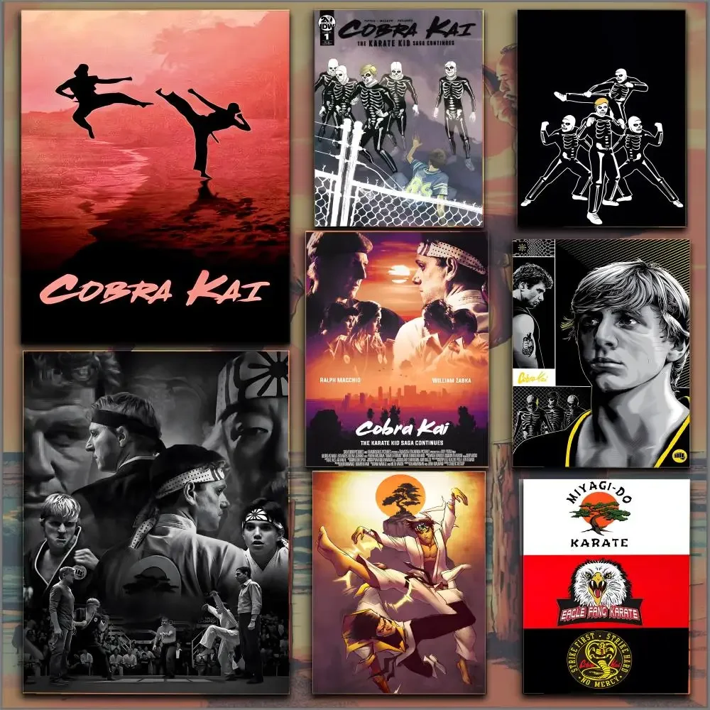 Action TV C-Cobra K-Kai Movie Poster HD Anime Hot Theme Singer/OST/Movie-Waterproof Self-Stick Home Decor