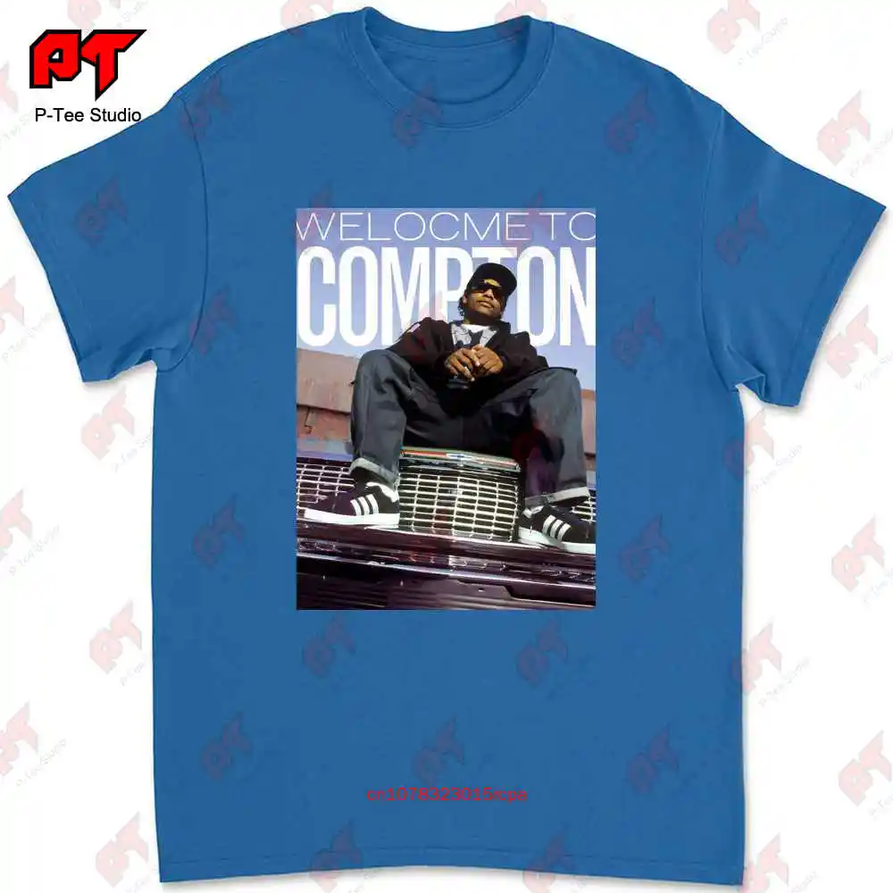 Retro Eazy E Welcome To Compton T Shirt Black S 4Xl Cc1892 N5NY