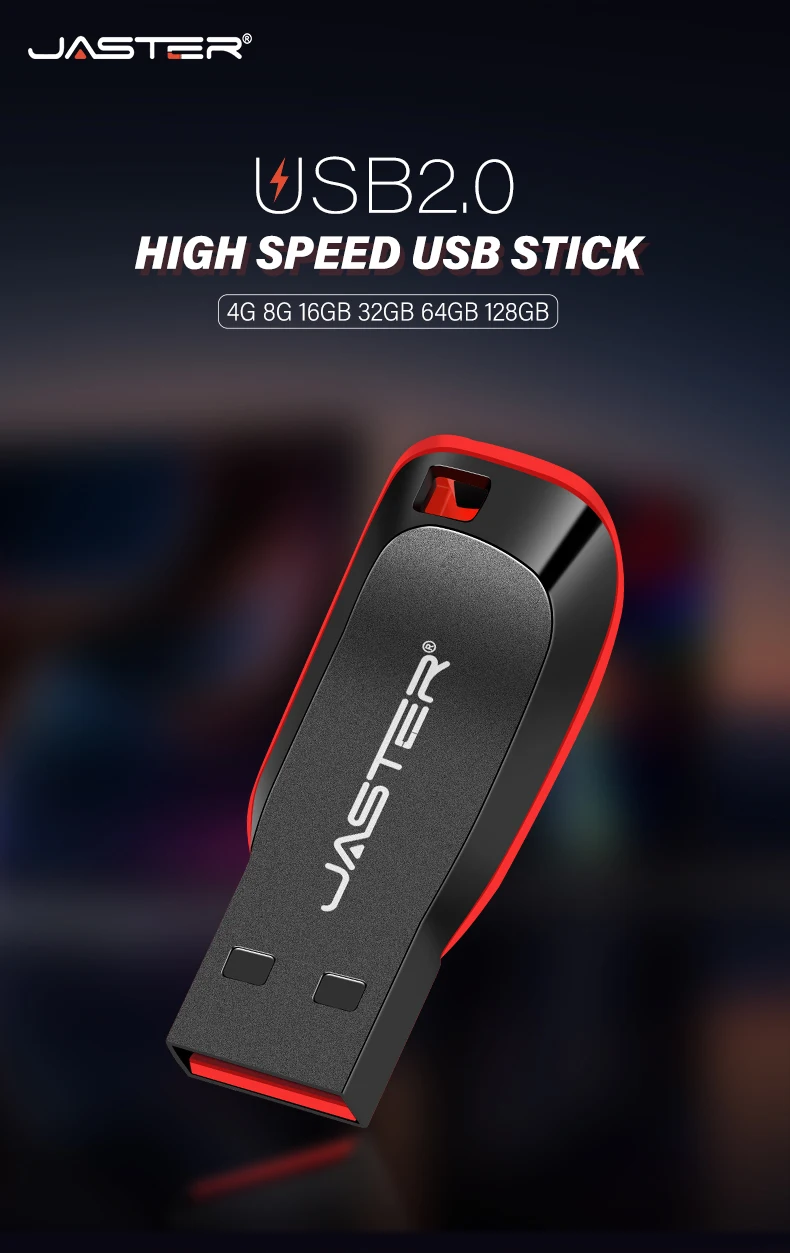 JASTER USB-Stick 4GB 8GB Pen Drive 16GB 32GB Pendrive 64GB 2.0 Geschenk-USB-Stick Großhandel Kleine Kapazität 128MB U-Disk – Detail 1
