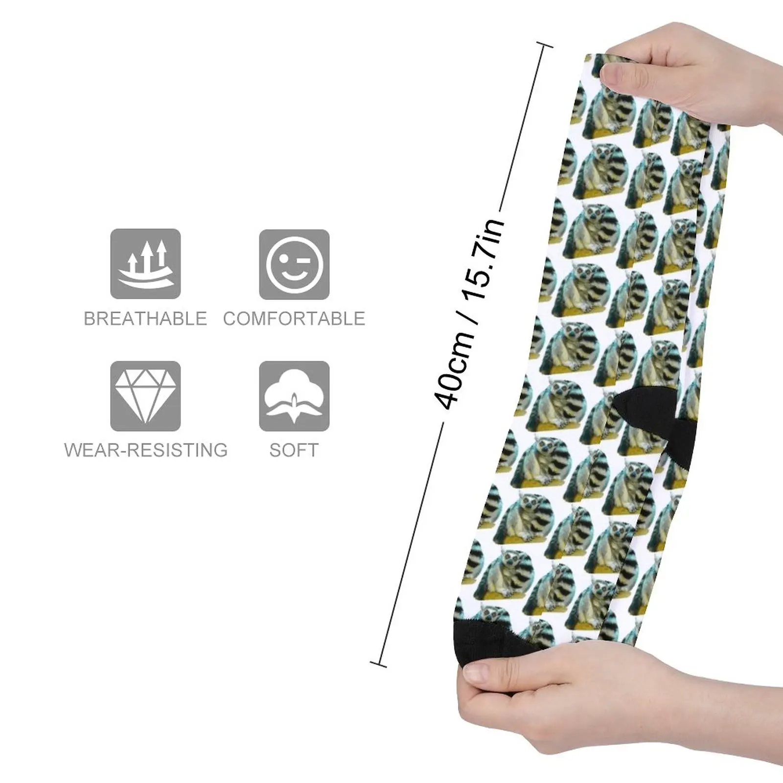 Ring-tailed Lemur Socks moving stockings Socks Women