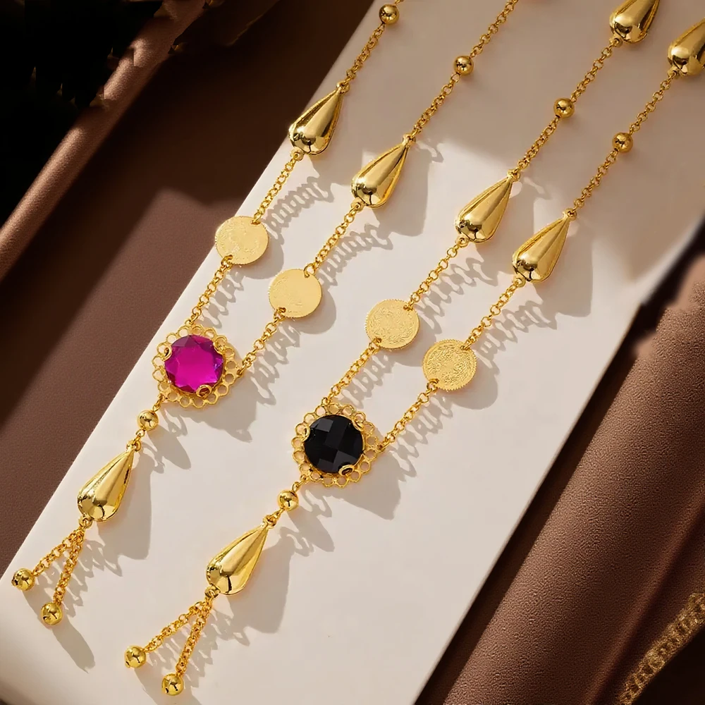 

New Turkish Kurditan Wedding Jewelry Long Body Chain for Women Ethnic Luxury Bride Jewelry Chic Caftan Body Jewelry Bijoux