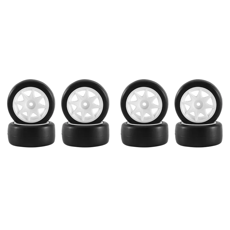 

ABWE-8Pcs 58 мм шины колеса 12 мм шестигранник с губчатой вставкой для 1/10 1/12 RC Drift Car 3Racing Sakura M5 MST TCR Tamiya M04 M05