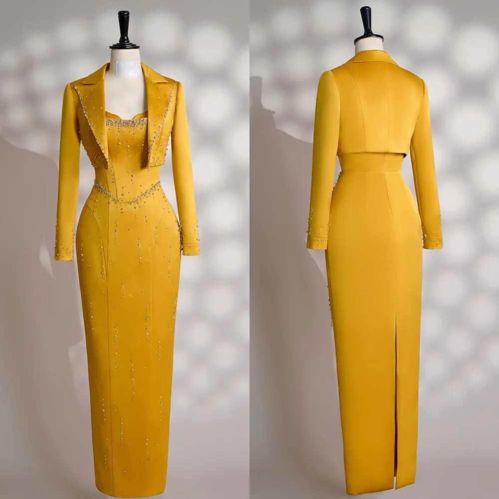 

Customized Formal Intricate Beading Rhinestone Straight Strapless Midi Dresses Bespoke Occasion Dresses Sizes Available Classic