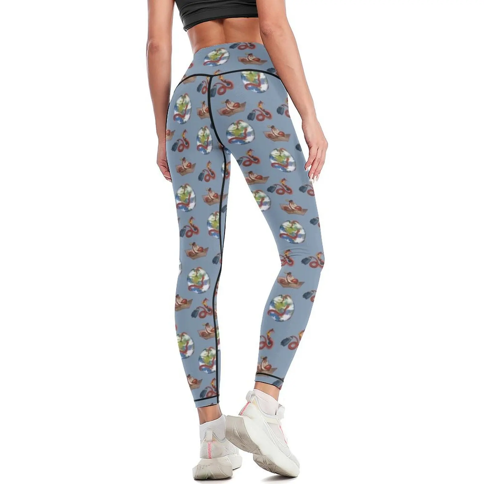 Magellan Tiled Legginsy Spodnie damskie Jogger Spodnie obcisłe damskie Legginsy damskie