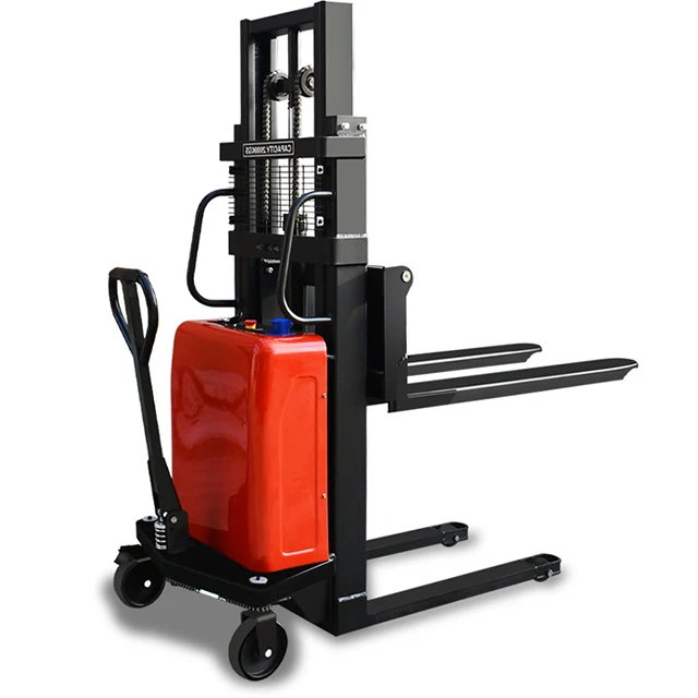Reach Forklift 1t-2t with Lift 1.6m-3.5m Electric Reach Truck 48V AWD Polyurethane Tires Hydraulic Side Shifter