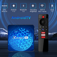 X88 PRO TV Set-top Android 13.0 HD TV Box RK3318 WIFI6 64G 32GB 16GB BT5.0 Media Player Set Top Receiver Box with Remote Control