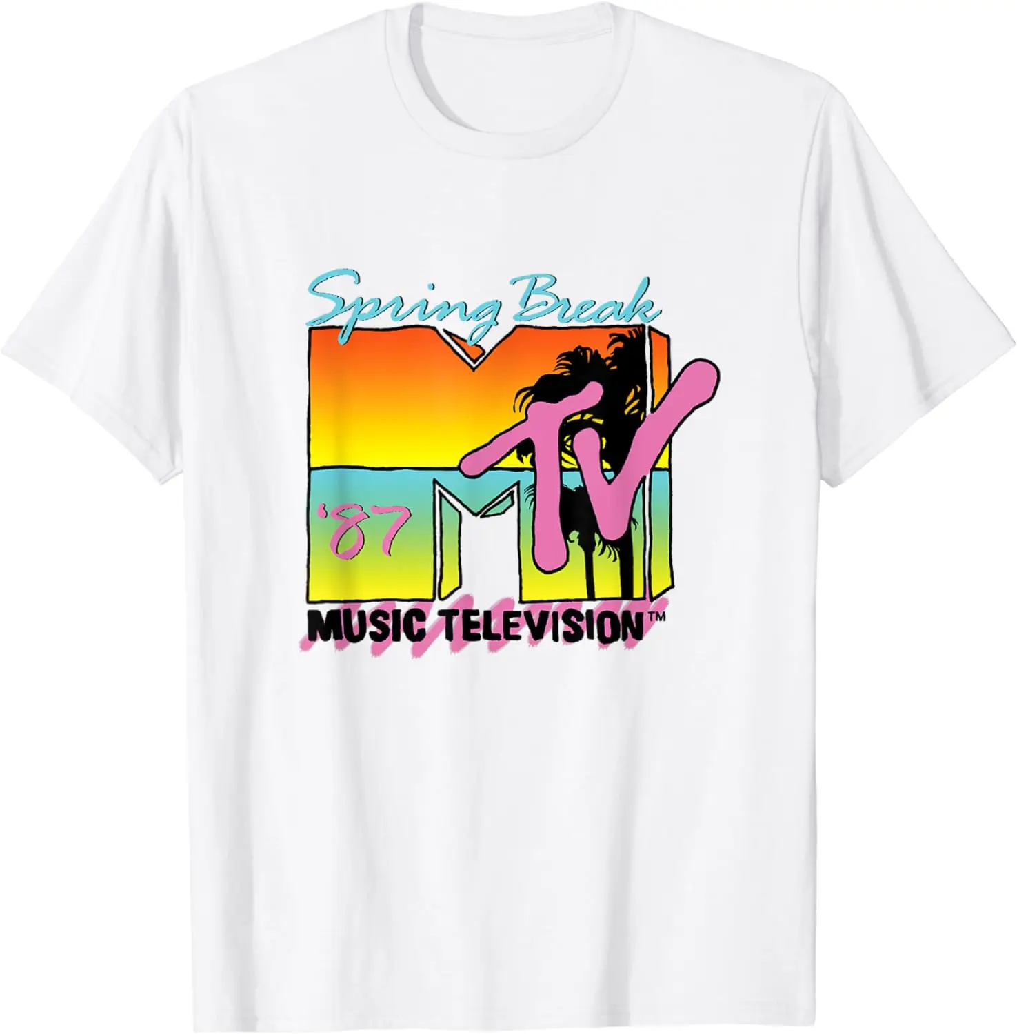 Classic MTV Logo Spring Break 87\' T-Shirt