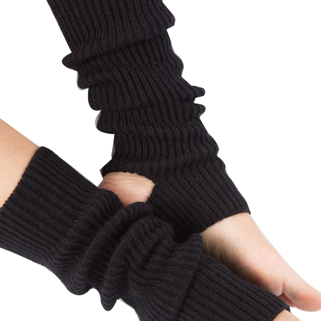1 Pair Woman Latin Socks Yoga Fitness Dancing Female Daily Wear Exercising Warm Long Section Knitting Walking Socks