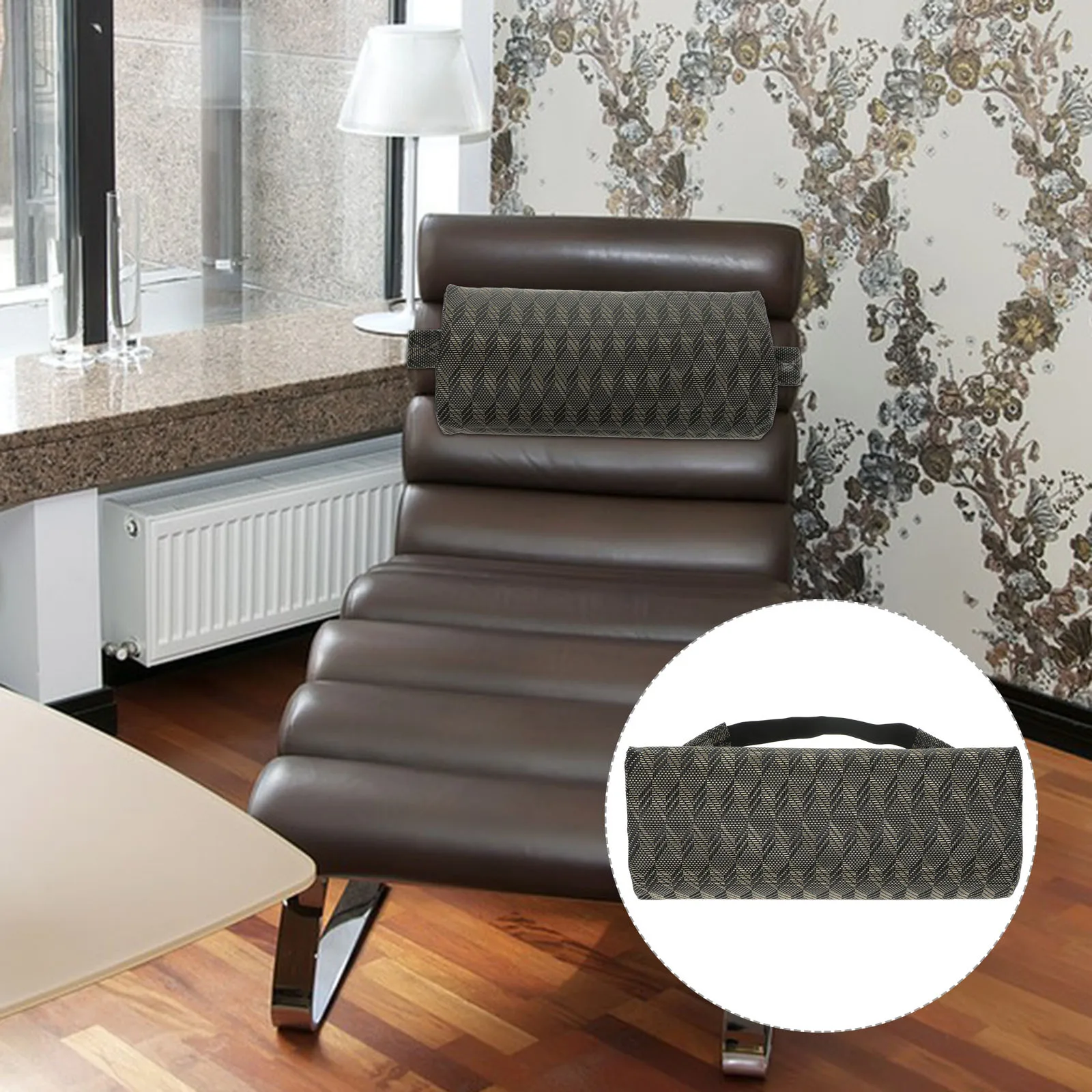 

Comfortable Chair Headrest Pillow Ergonomic Design Neck Support Supple Sponge Cloth Material Universal Chair Accessories