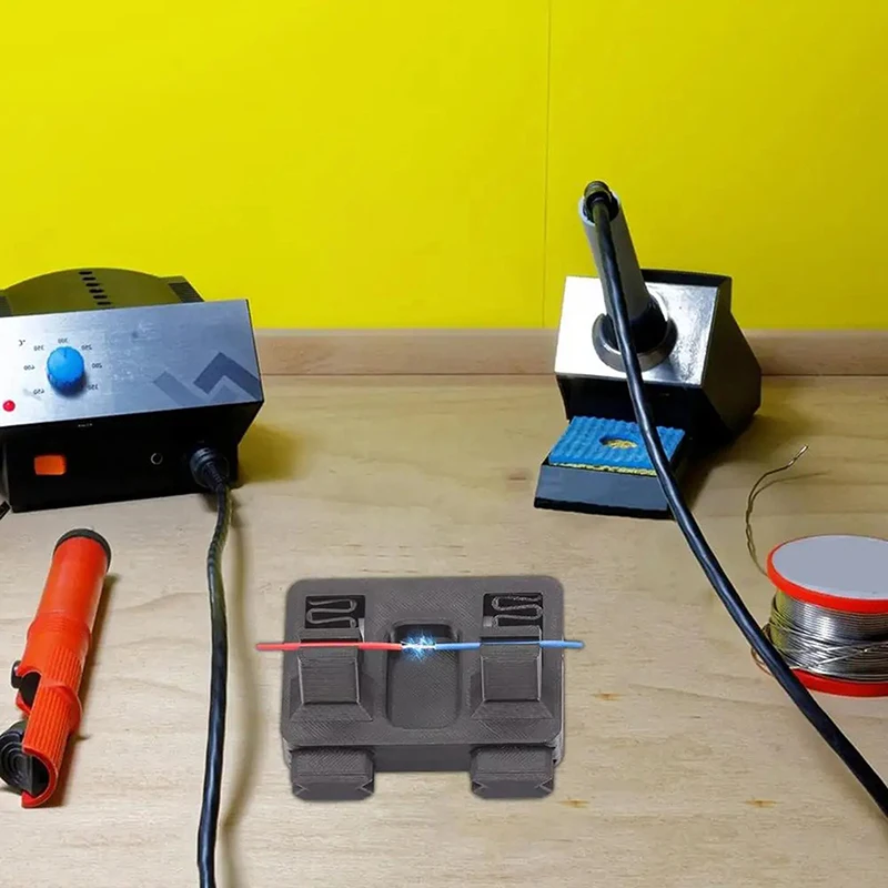 2pcs/set ABS Soldering Fixture High Temperature Resistant For Thick And Thin Wire Clamps Cable Clamps Welding Repair Tools ﻿