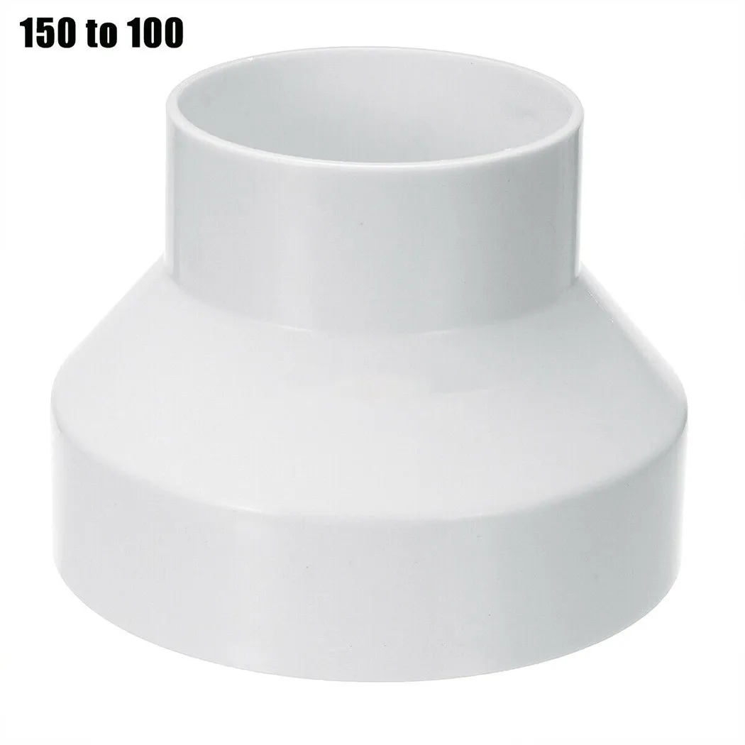 Nuevo adaptador de alta calidad para ventiladores de escape, piezas de repuesto de 150 a 100mm, 200 a 150mm, blanco, 110 a 100 Mm