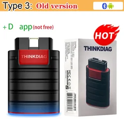 Thinkdiag Old Version Support D Software All System and Thinkcar Thinkdiag New Version With 1year Free OBD Scanner Tool