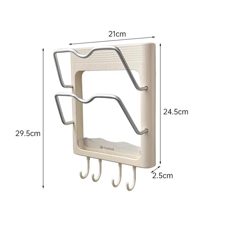 Estante de almacenamiento para secador de pelo montado en la pared, soporte para rizador, organizador de baño, estante de almacenamiento, accesorios de baño