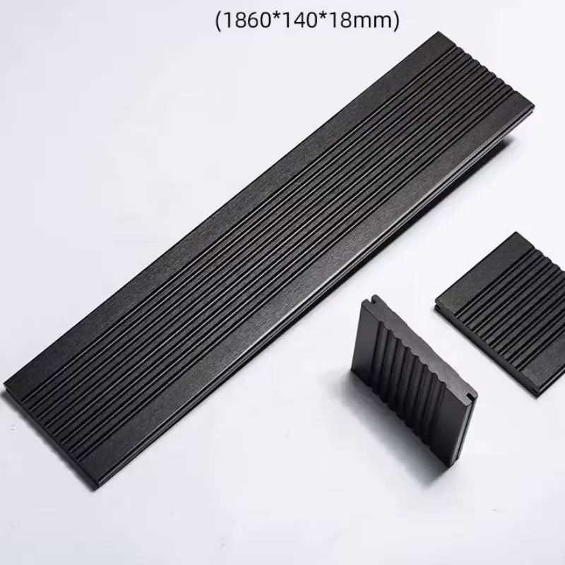 Factory Outdoor Decking Solid Bamboo Wooden Floor Durable Heavy Black Carbonized Hardwood Deck Boards Flooring
