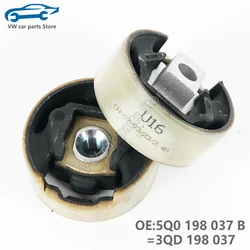 2PCS 5Q0198037B Engine Subframe Front Axle bushing Rubber Metal For MQB VW Golf MK7 Passat B8 NEW Tiguan Audi A3 Q2 TT 3QD198037