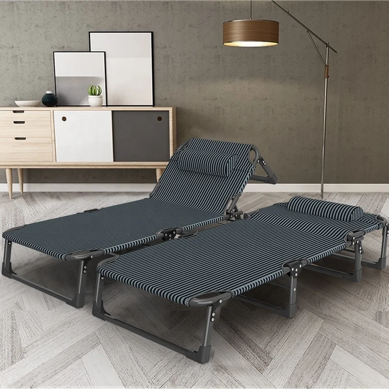 حار بيع خفيفة الوزن قابل للتعديل للطي صالة الشاطئ السرير الحديثة المحمولة مستلق سرير تخييم أثاث الترفيه في الهواء الطلق #5