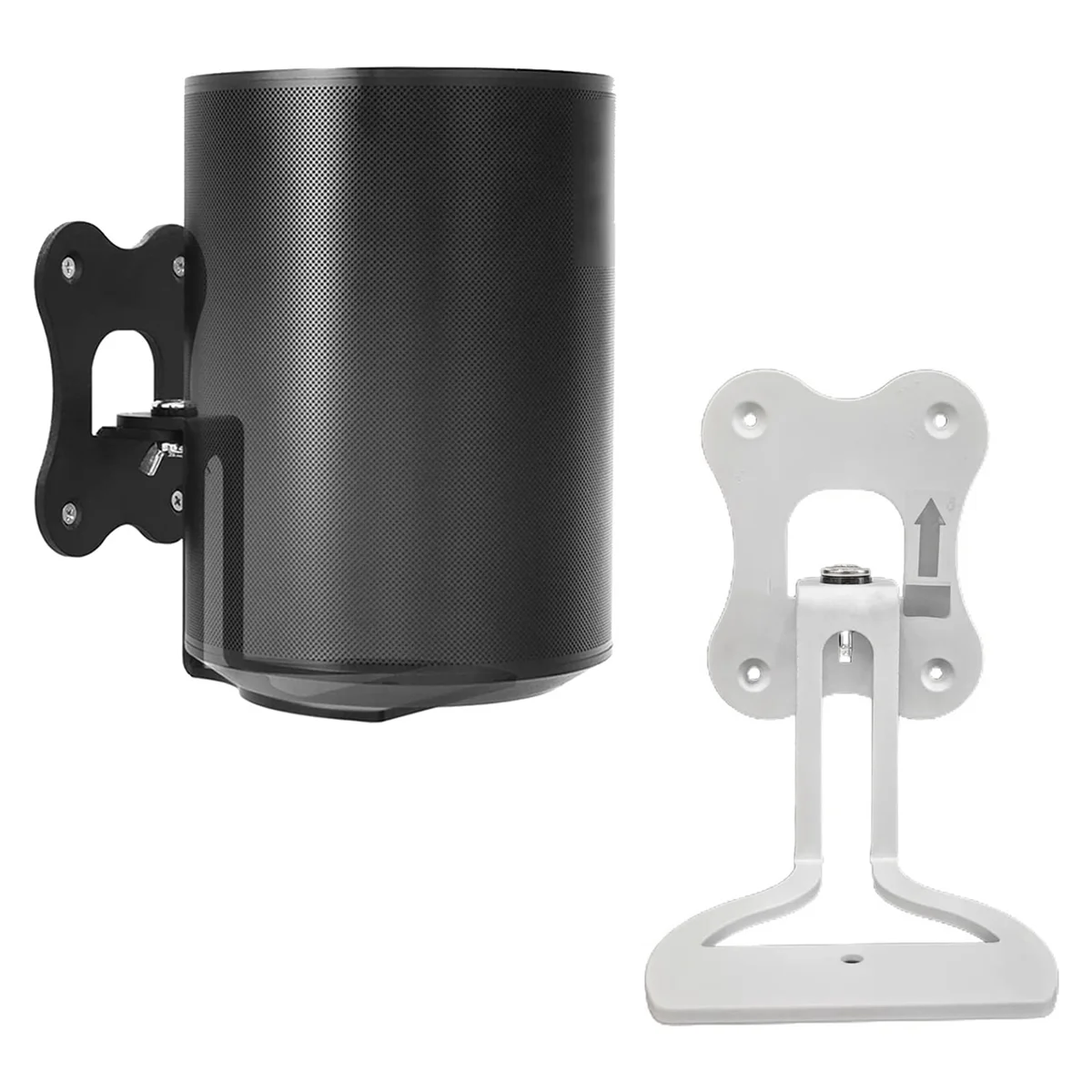 

Speaker Metal Wall Mount for Sonos Era 100 Wireless Speaker, Adjustable Wall Stand Holder for Sonos Era 100 (White)