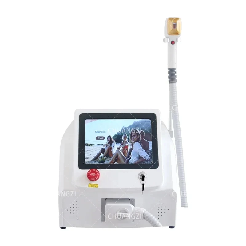 2000W Professional 808nm Diode Laser Hair Removal Machine 3 Wavelength 755 808 1064 For Whole Body Laser Epilator Salon