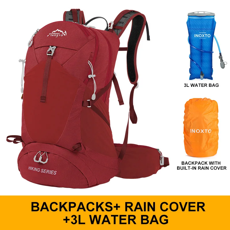 Mochila de Montañismo de 35 Litros, Bolsa Deportiva Impermeable para Hombres y Mujeres, para Campamento, Senderismo y Lluvia