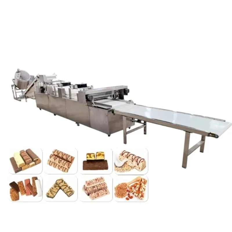 Automatic Cereal Energy Bar Forming Cutting Machine Granola Candy Cutting Machine Customized