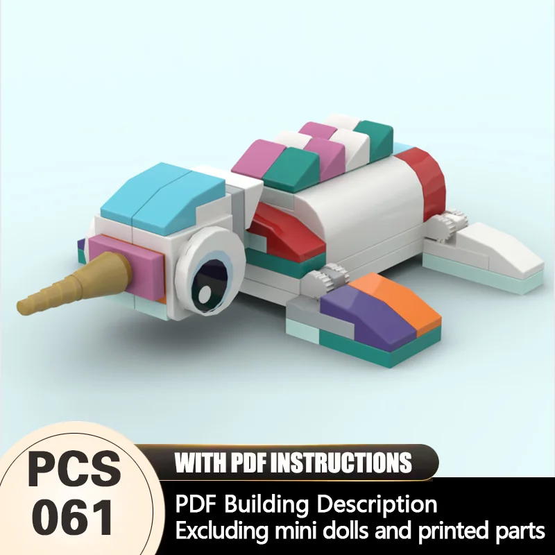 

Creators Animal Series Model MOC Building Bricks Echidna Modular Technology Gifts Holiday Assemble Children Toys Suit