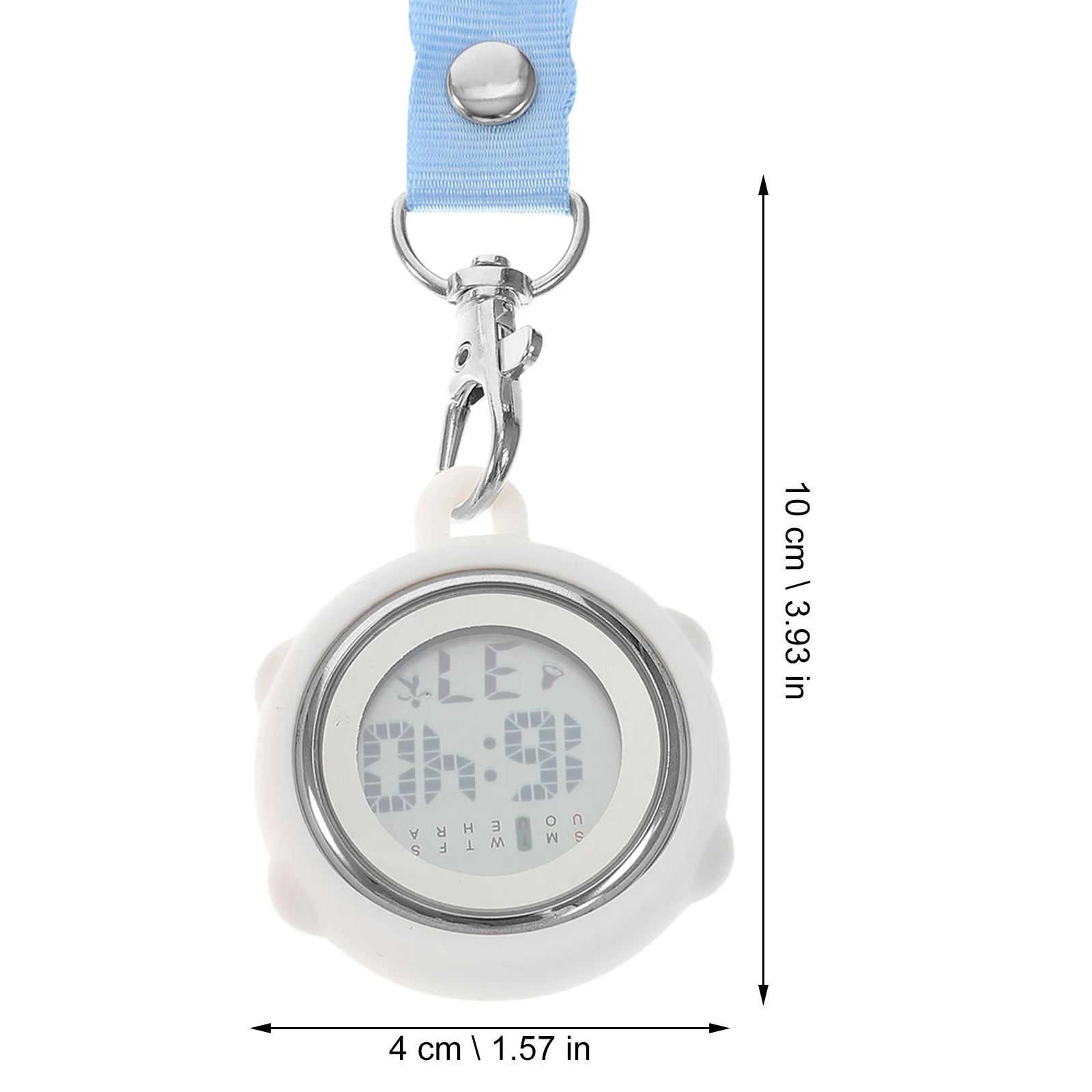 ساعة جيب للممرضات بتصميم سلسلة مفاتيح، توقيت دقيق لهدايا الموظفين الطبيين، ساعات ممرضة للنساء