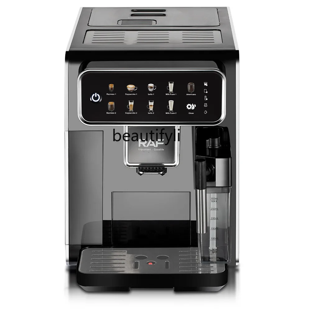 

Cross-border pump coffee machine Household small semi-automatic espresso machine Steam milk frother