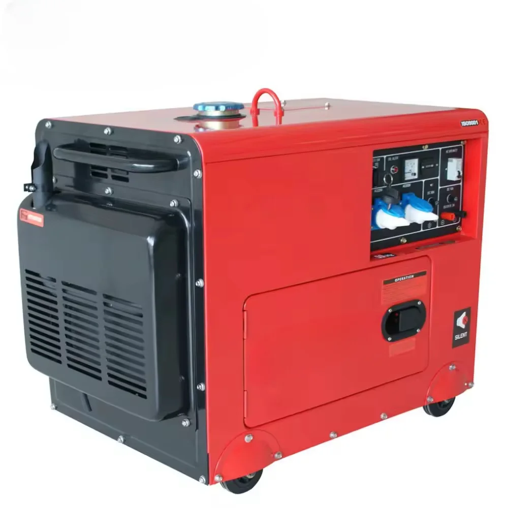 YHS 5kva 6kva 7kva 7kw 7.5kw 7kva 5000w Soundproof Type Diesel Generator Used diesel Generator Price for Sale