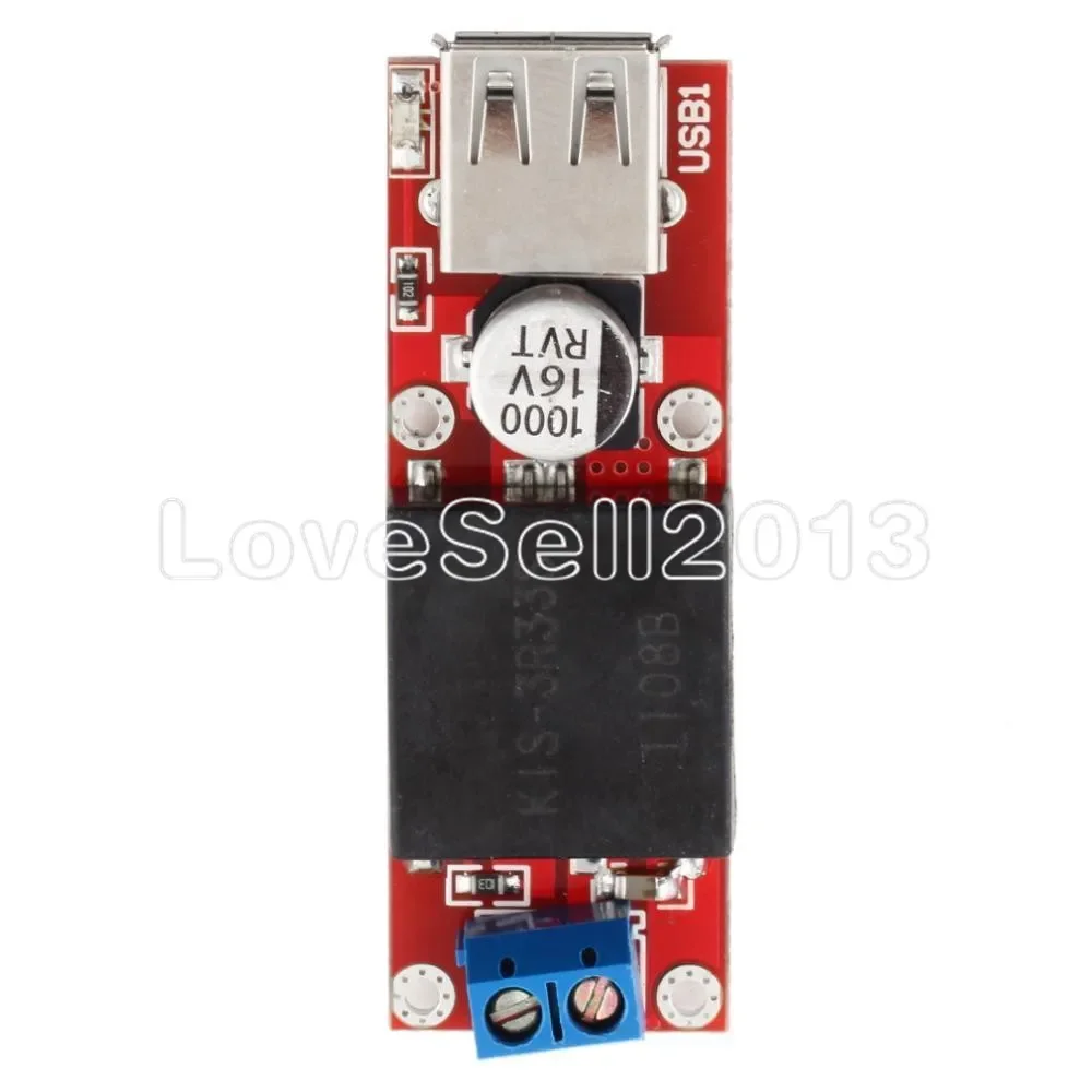 5V USB Output Converter DC-DC DC 7V-24V 12V To 5V 3A Step-Down Buck KIS3R33S Step Down Power Supply For arduino Board Module