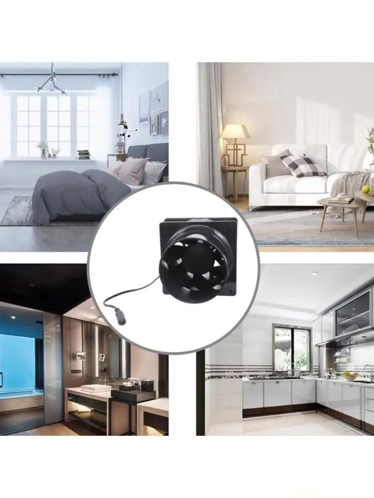A2BE Adjustable 12cm 12V Exhaust Blower Fan for Ventilation in Small Spaces Projects