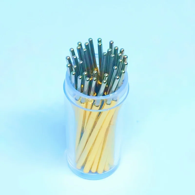 20/100PCS P100-J1 Small Round Head Spring Test Probe Pogo Pin P100-J Dia 1.36mm Needle Length 33.35mm Circuit Board Test Pin