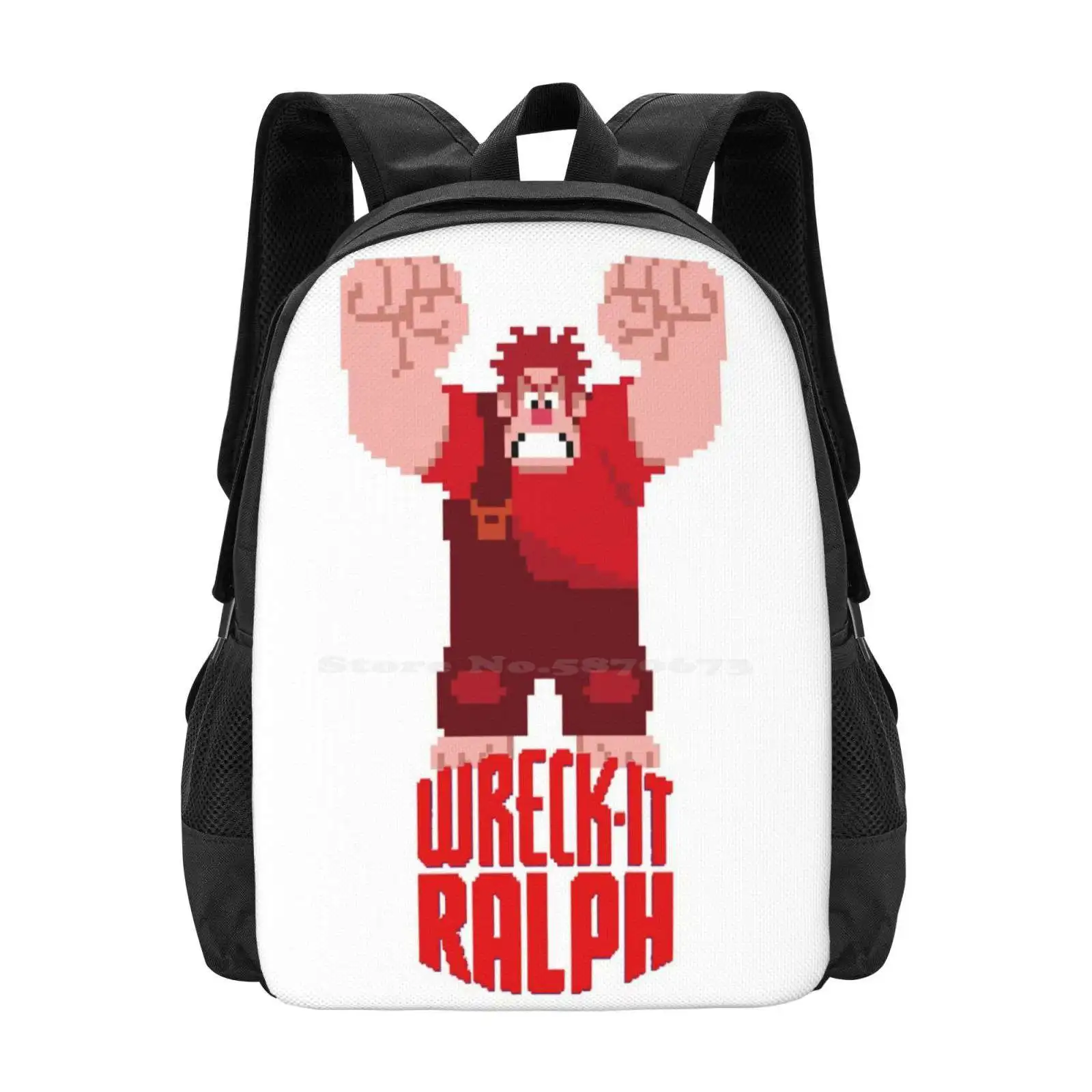 Wreck-It Hot Sale Schoolbag Backpack Fashion Bags Ralph 2 Breaker Im Gonna Wreck It Arcade Vanellope