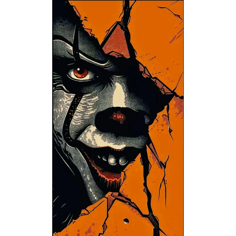 500/1000/1200/2000 PCS Jigsaw Puzzles the Face of the Devil Family Activity Games for Gameroom Bedroom Home Decor Gift