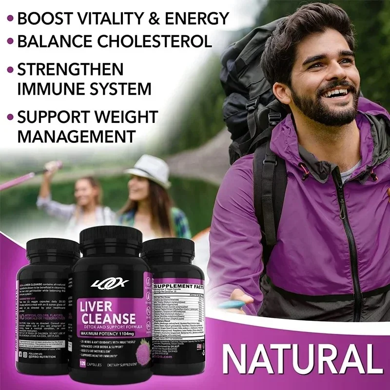 Liver Supplement - Antioxidant, Liver Cleansing and Repair, Increase Energy Levels, Improve Liver Function, Enhance Immunity