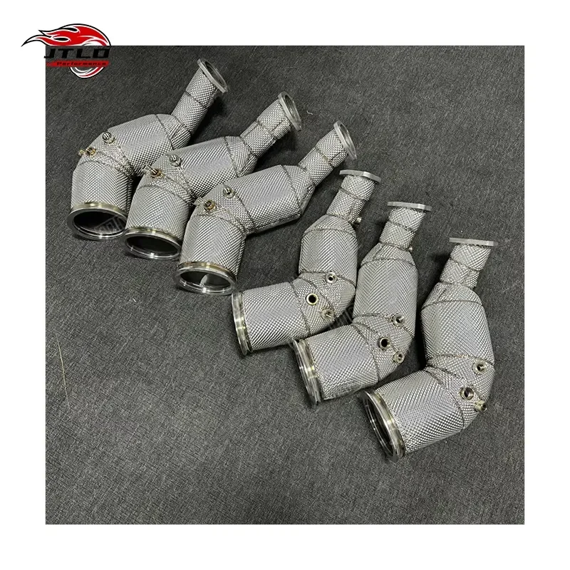 Hot Sell High Performance Good Quality 304 Stainless Steel Exhaust Downpipe for Audi Rs7 2021 with OPF