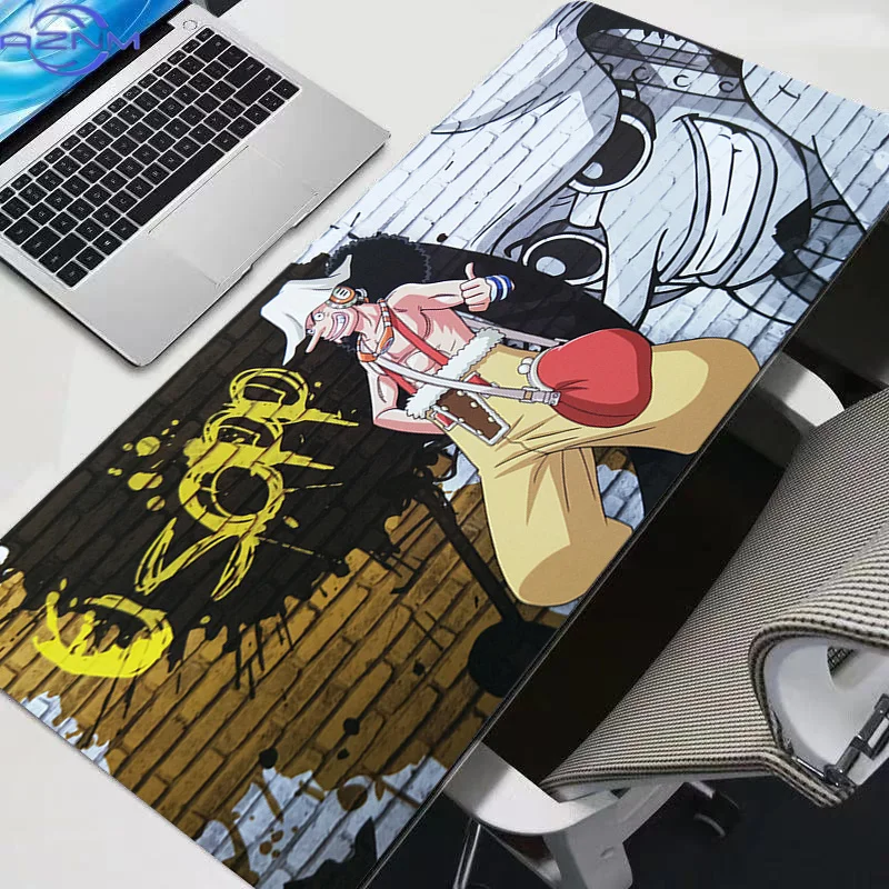 Anime Gaming Speed Mouse Pad One Piece Usopp Anime Durable Gamer Large Mouse Mat Keyboard Mousepad Computer Desk Mat