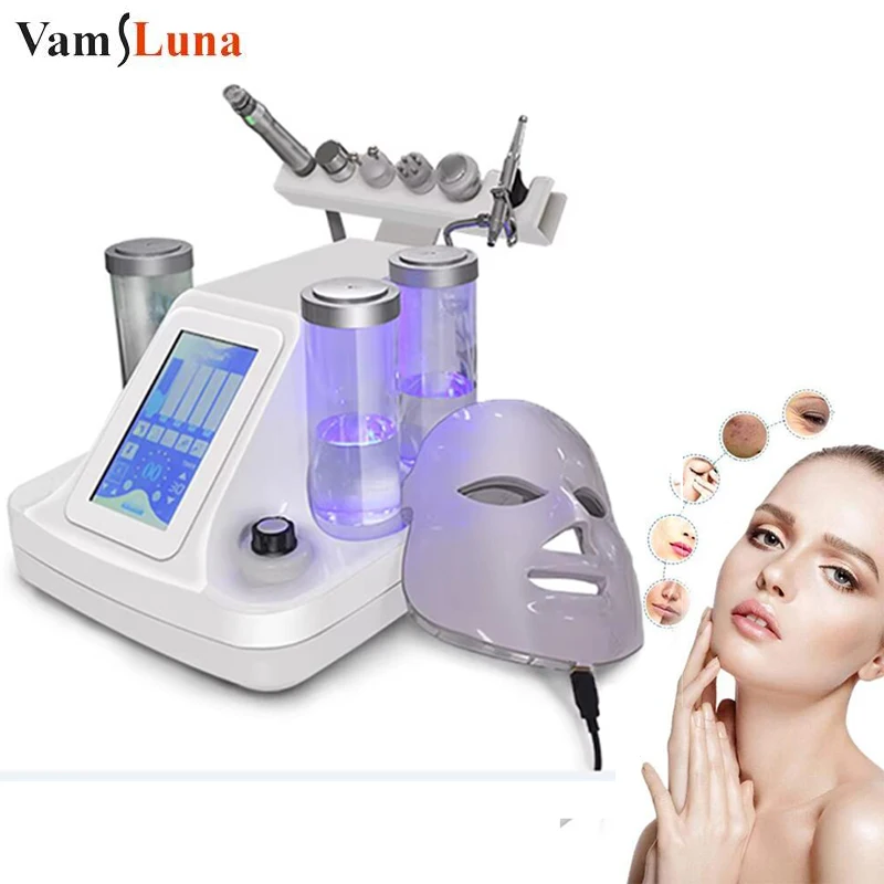 5 in 1 & 7 in 1 Small Bubble Oxygen & Water Jet Peel Hydra Machine Skin Beauty Face Massage Device Dermabrasion Peeling Cleaning