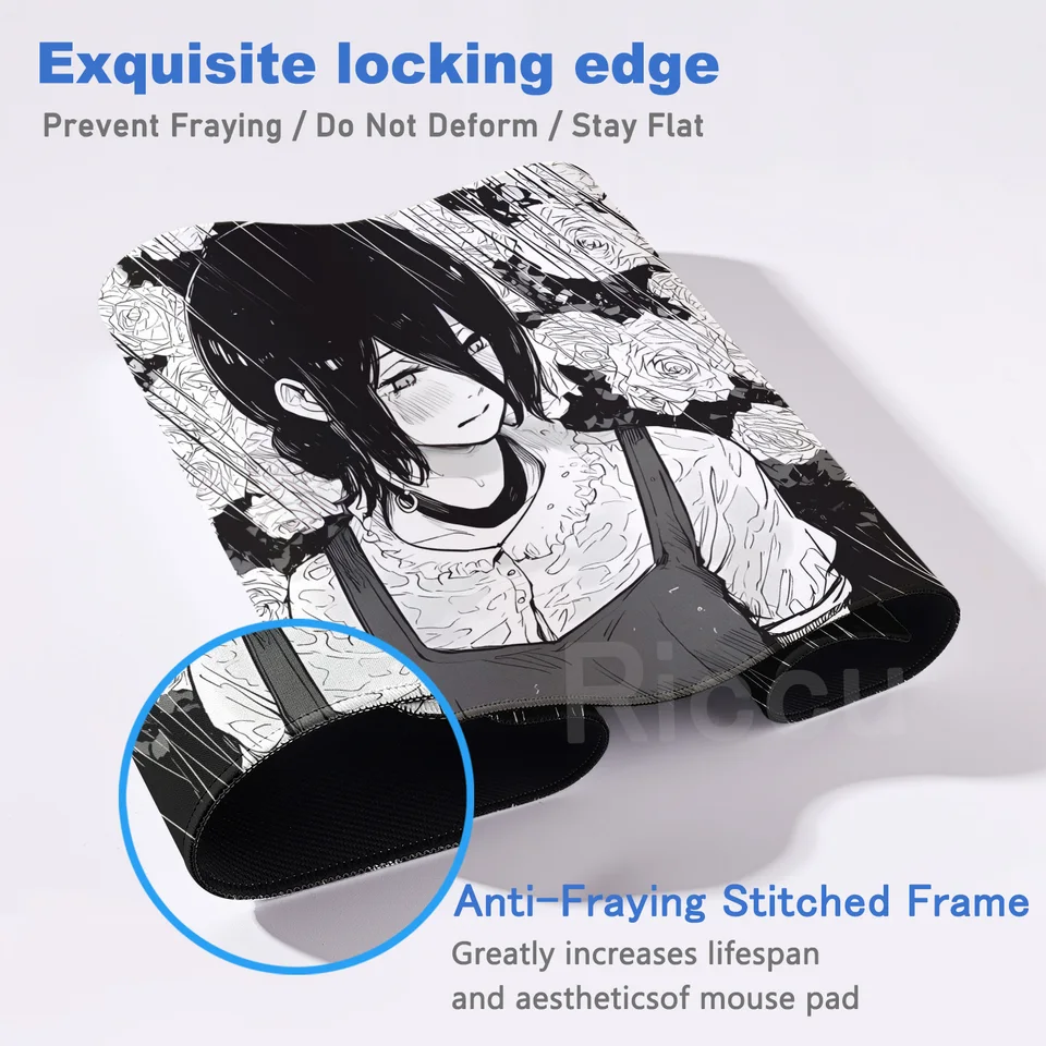 HD チェンソーマン XXL マウスパッド アニメ レゼ ゲーマー マキマ