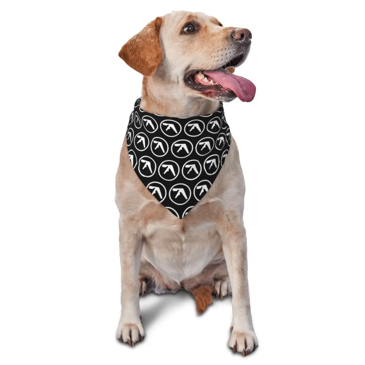 Custom Aphex Twin Pet Triangle Bibs Puppy Cat Scarf Neck Decor Thin Electronic Music Artist Producer Pet Bandana Pet Accessories